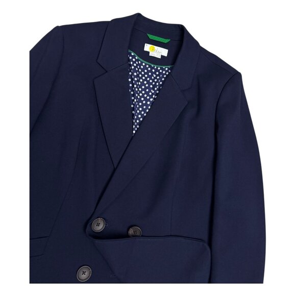 NWT BODEN 2-Piece Luxury Designer Business Blazer PANT SUIT Blue Womens 18R - Picture 3 of 10